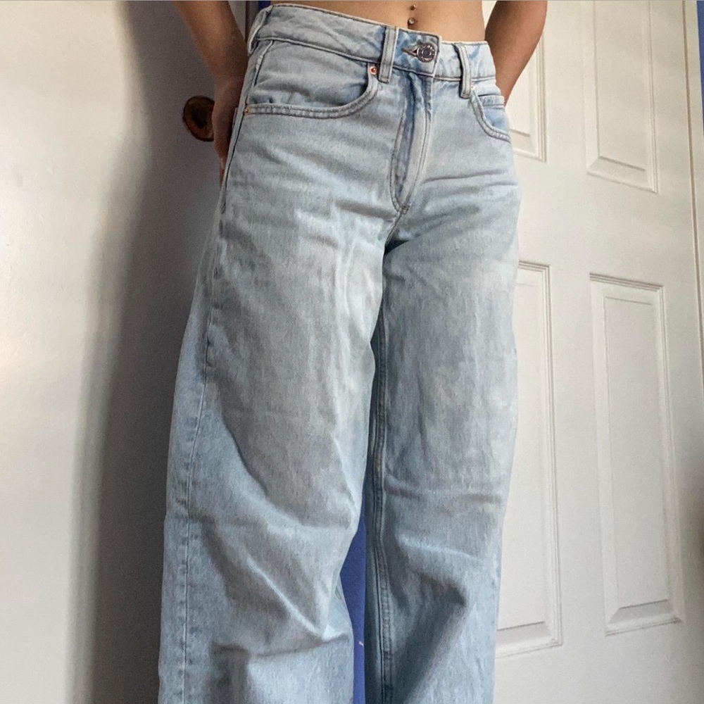 NEVER WORN GARAGE Light Blue Women's Jeans